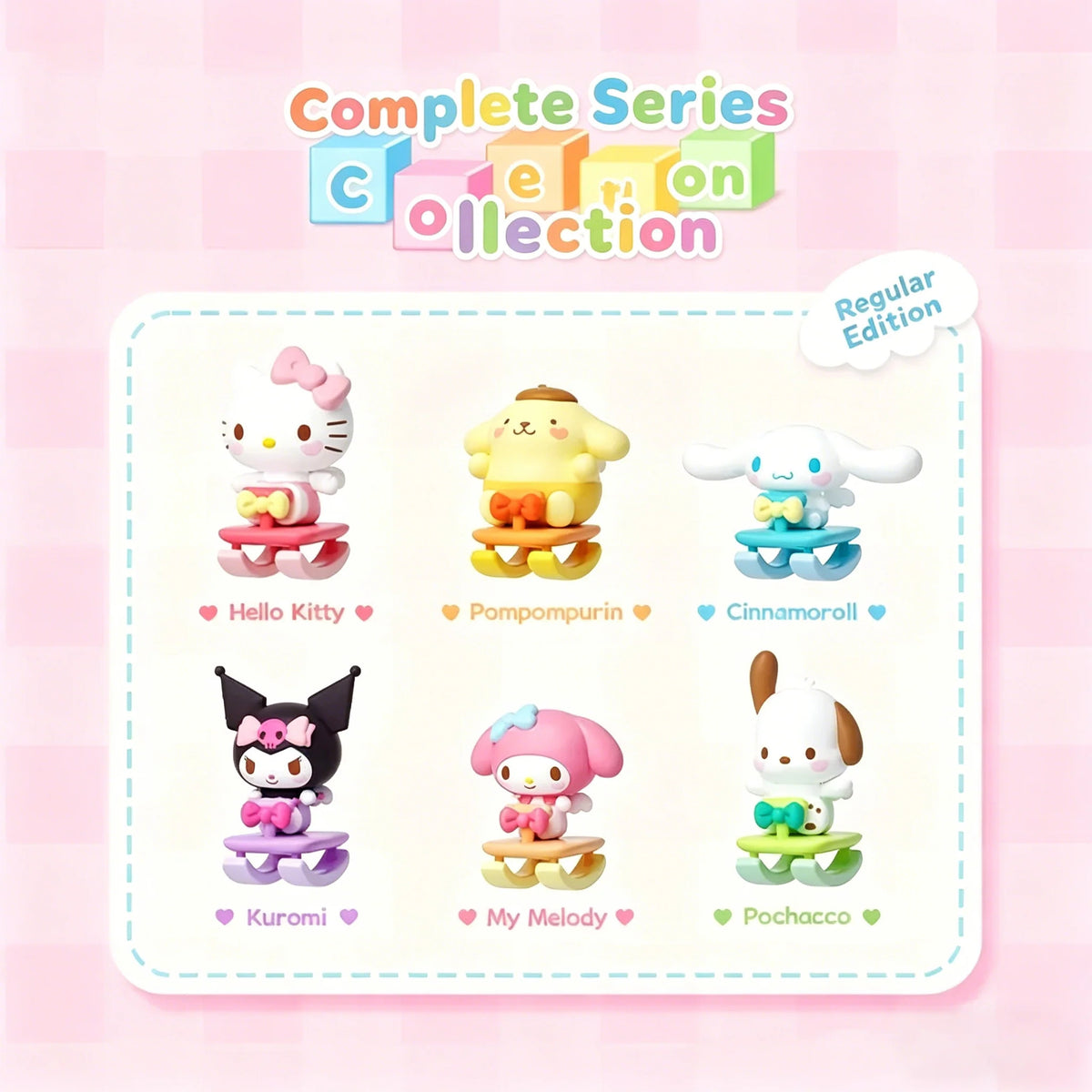 Sanrio Characters Childlike Swing Series Moveable Toy Blind Box