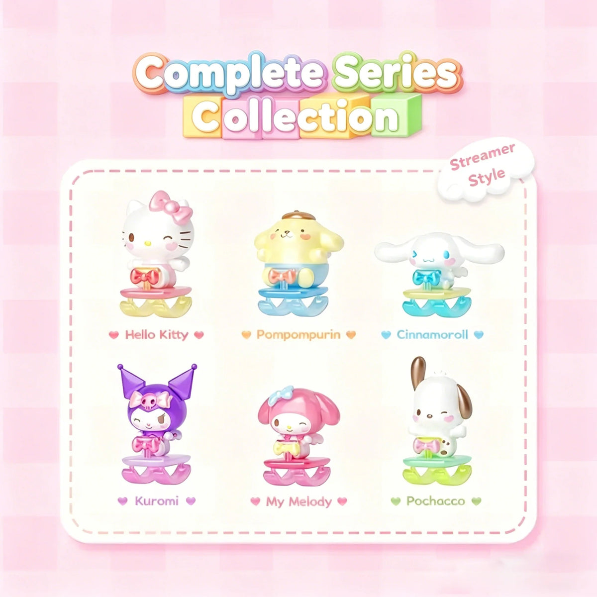 Sanrio Characters Childlike Swing Series Moveable Toy Blind Box
