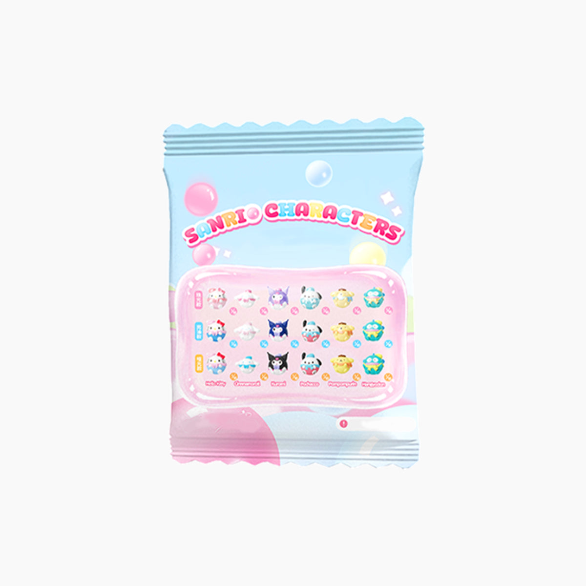 Sanrio Characters Round Chubby Series Bean Blind Box packaging