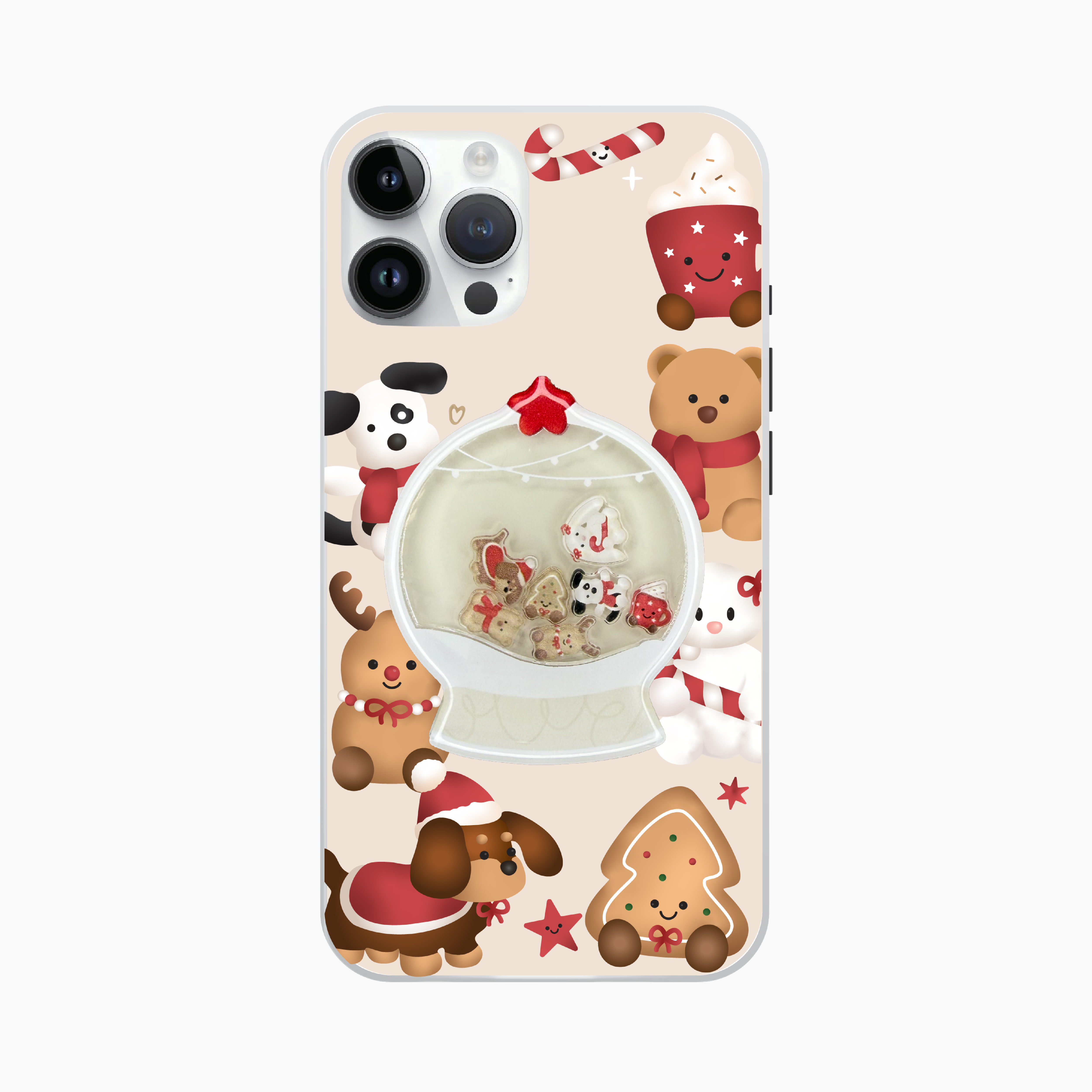 Shaker Phone Case for iPhone 16 Pro Max - Snowglobe