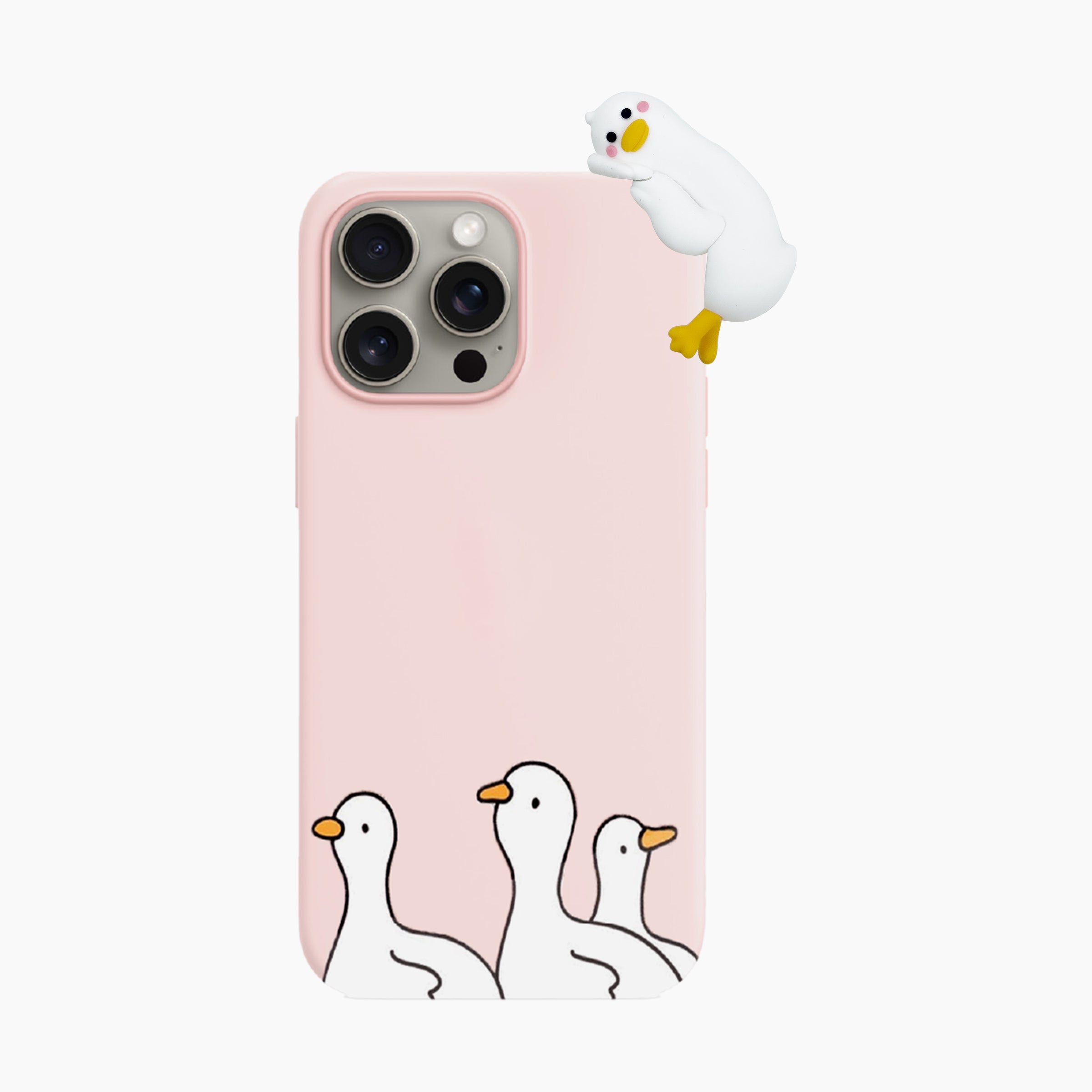 Hugging Goose Silicone MagSafe Phone Case for iPhone 15 Pro Max