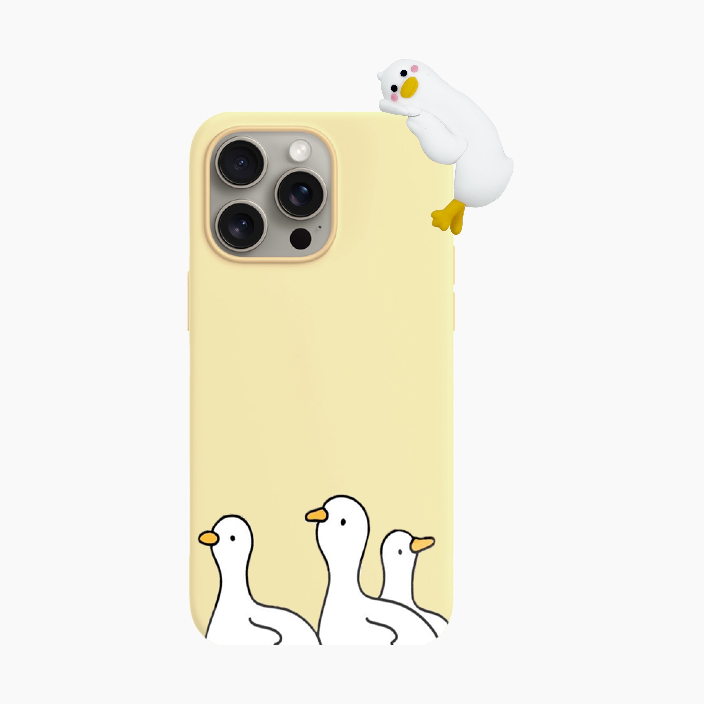 Hugging Goose Silicone MagSafe Phone Case for iPhone 15 Pro Max