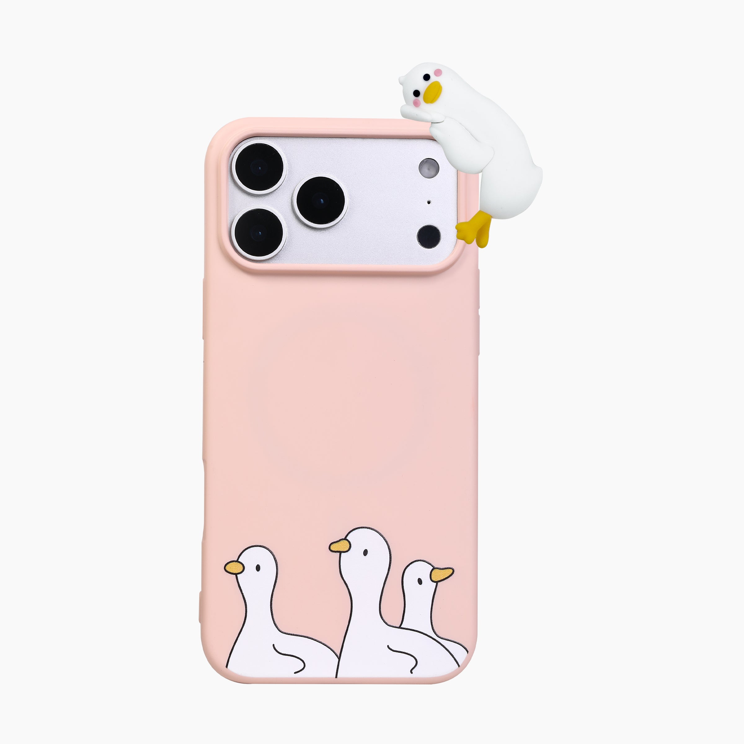 Hugging Goose Silicone MagSafe Phone Case for iPhone 17 Pro Max
