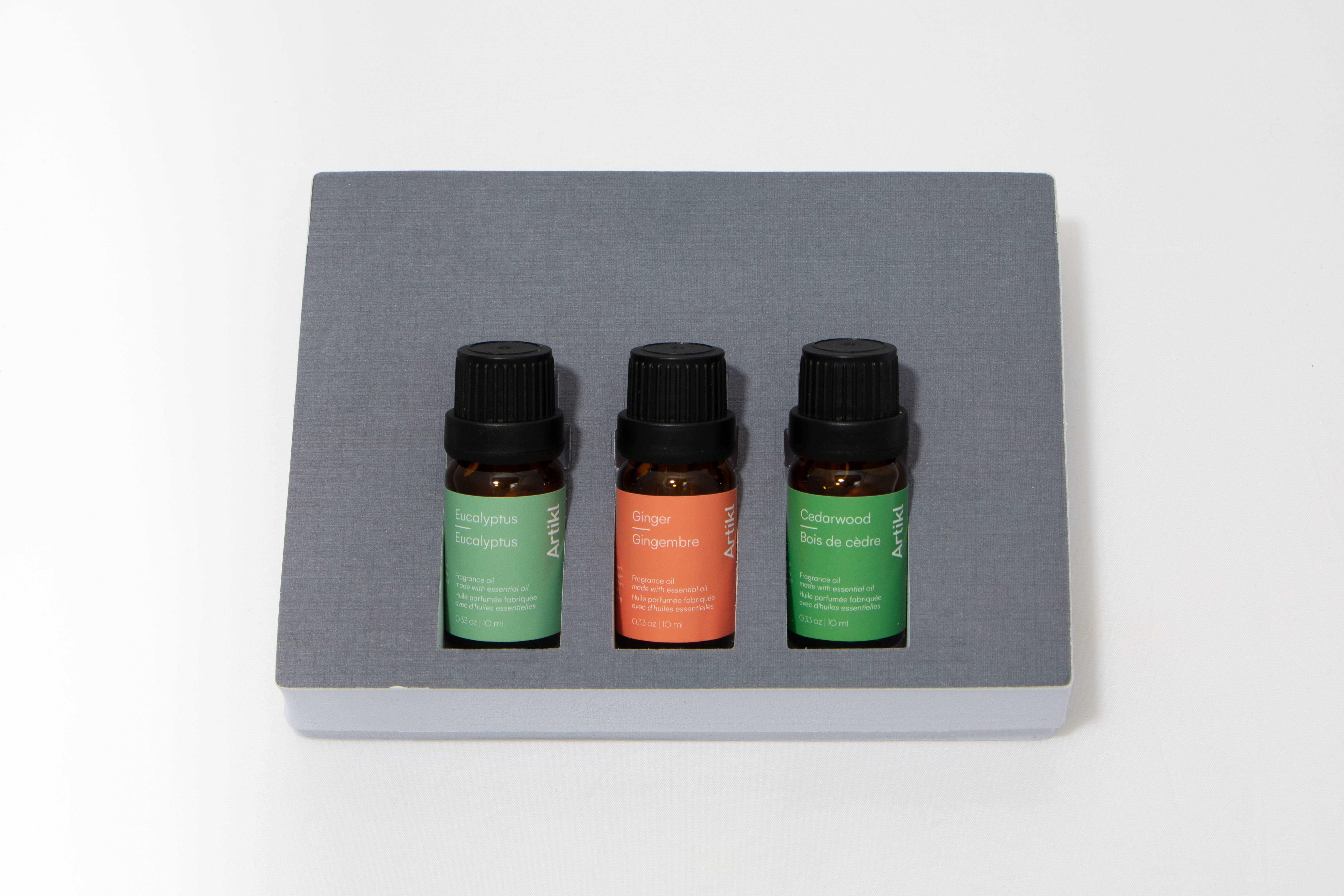 Three Pack Essential Oil for Winter - Eucalyptus, Cedarwood, Ginger