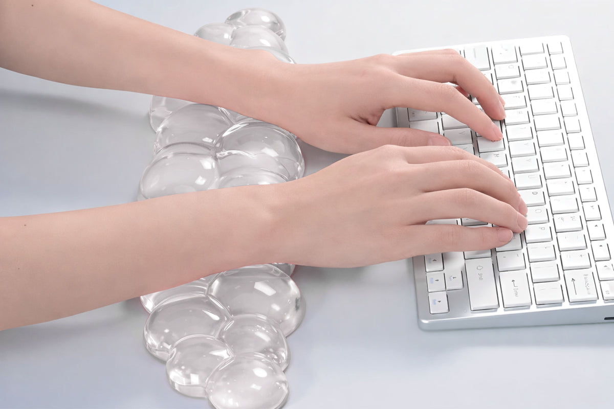 Transparent Cloud Gel Keyboard Wrist Rest