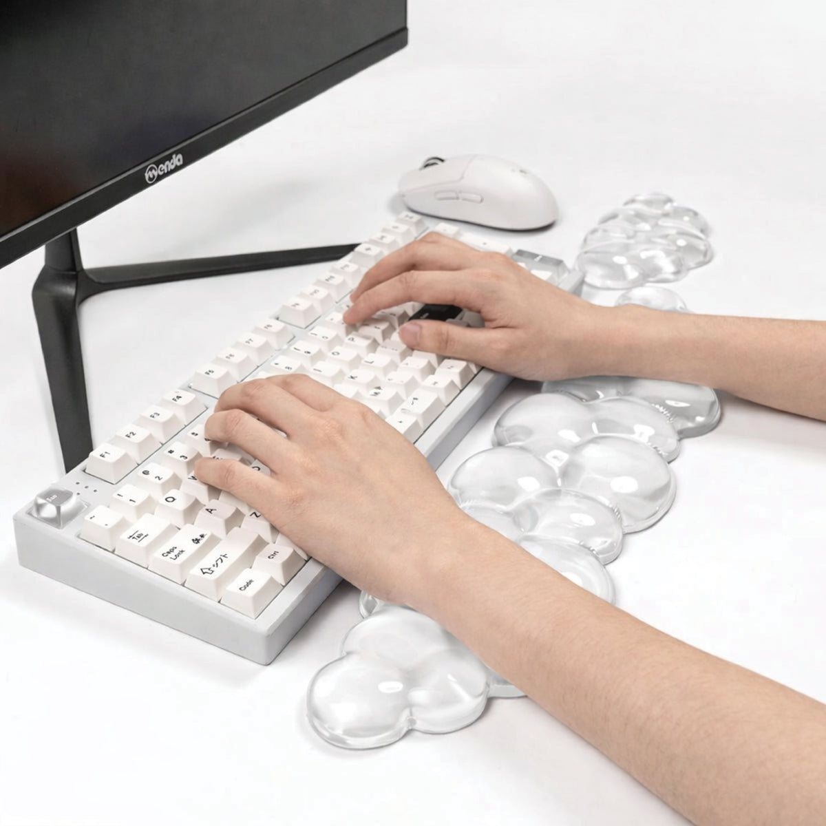 Transparent Cloud Gel Keyboard Wrist Rest