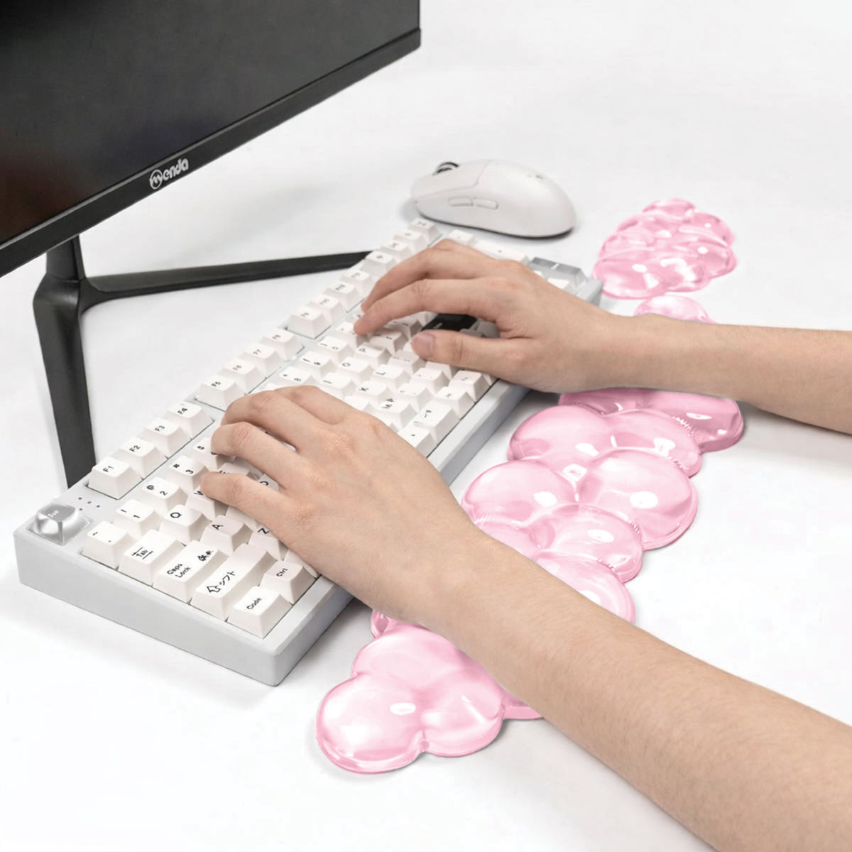 Transparent Cloud Gel Keyboard Wrist Rest