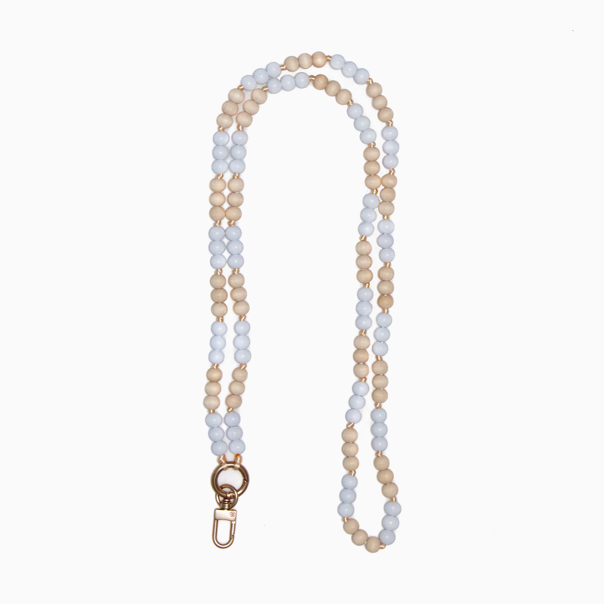 Wooden Beads Crossbody Phone Strap