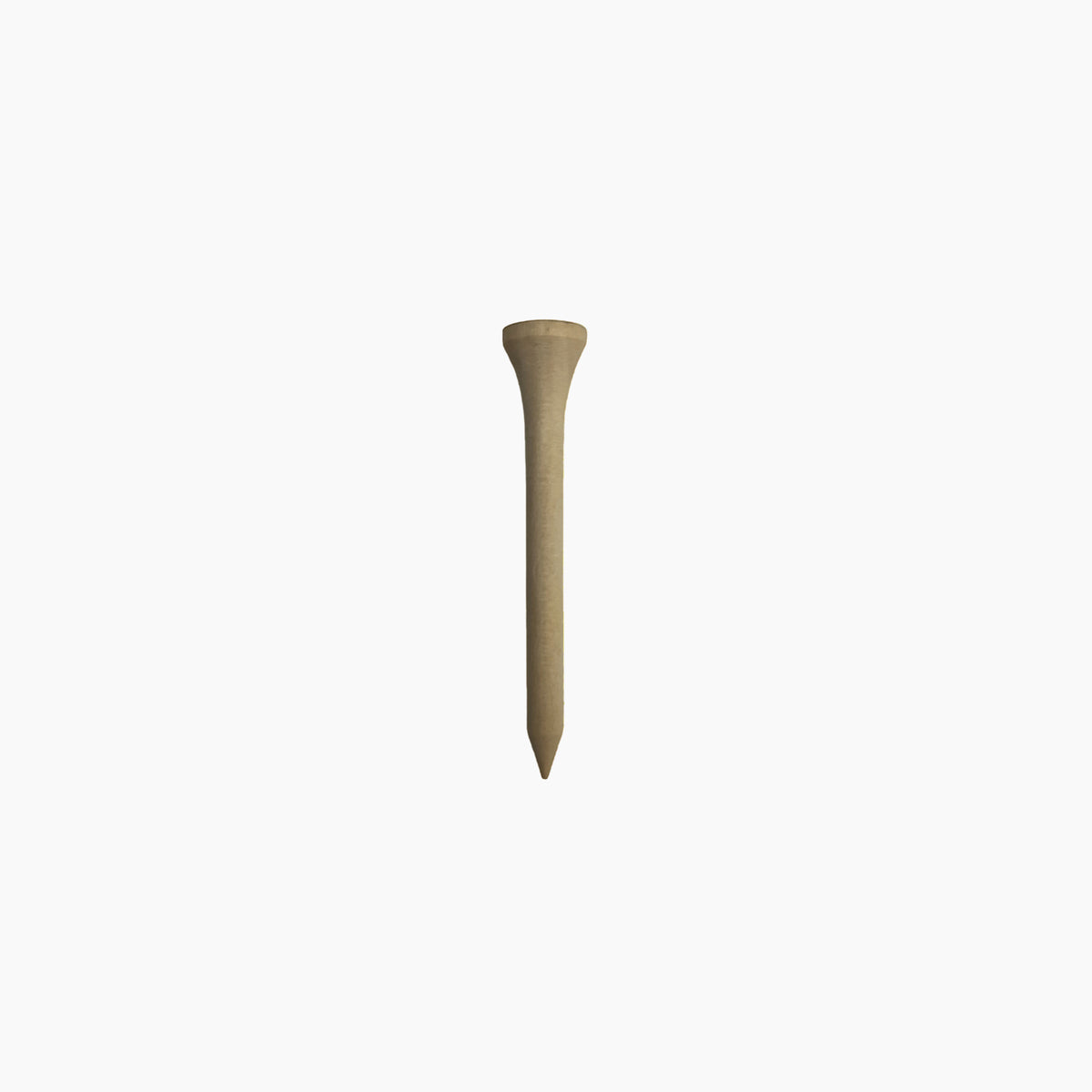 Wooden golf tee included with the Artikl Golf Flask Gift Set, shown in close-up