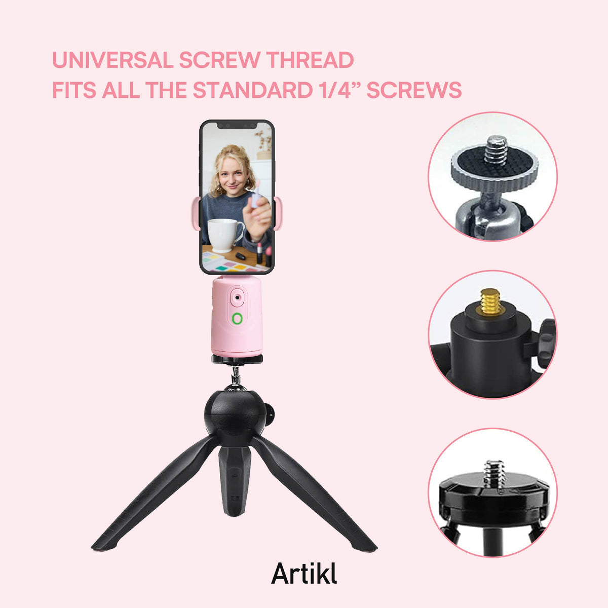 VeroPod 360° Swivel Rotating Phone Tripod