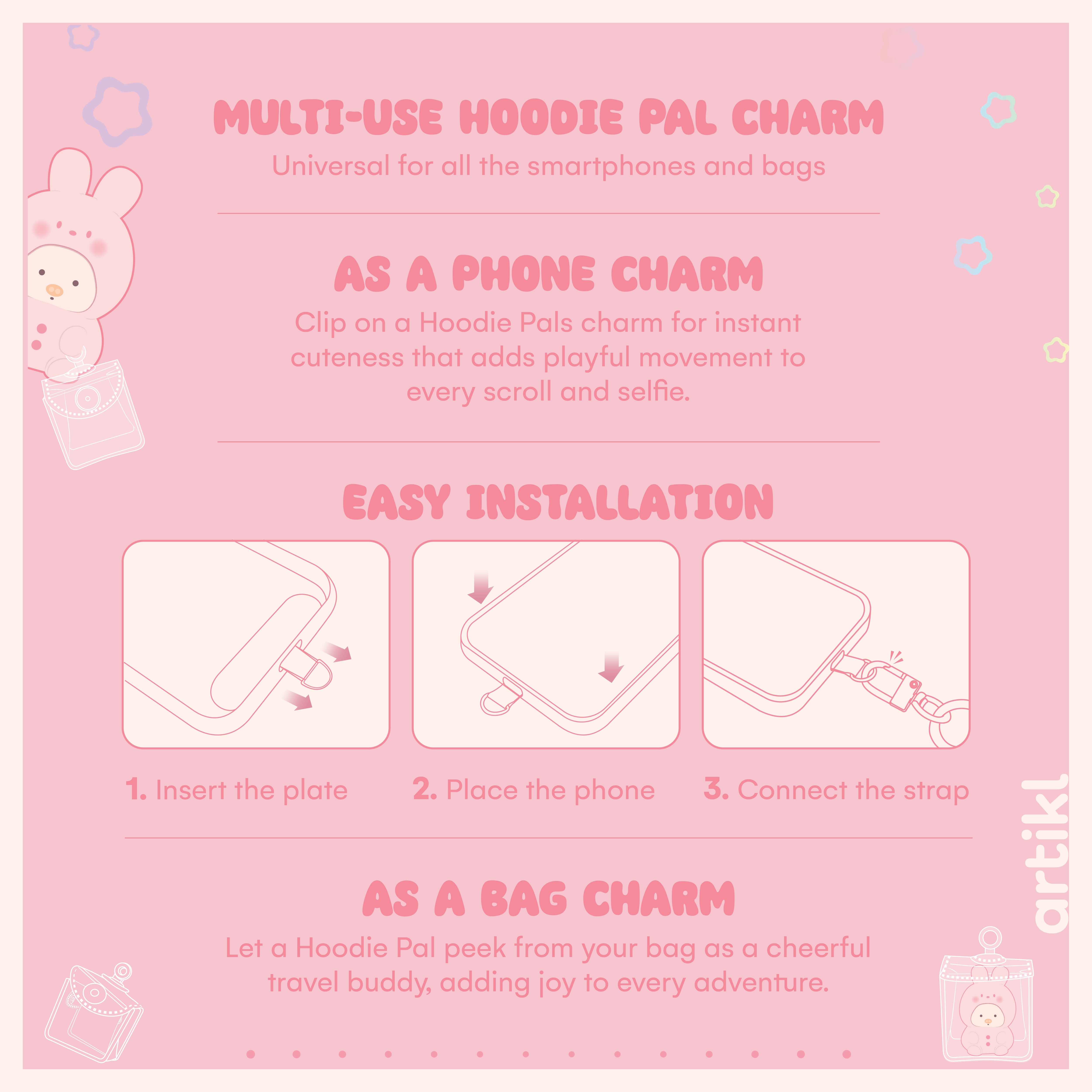 Peek-A-Pal & Charm Blind Box - Hoodie Pals