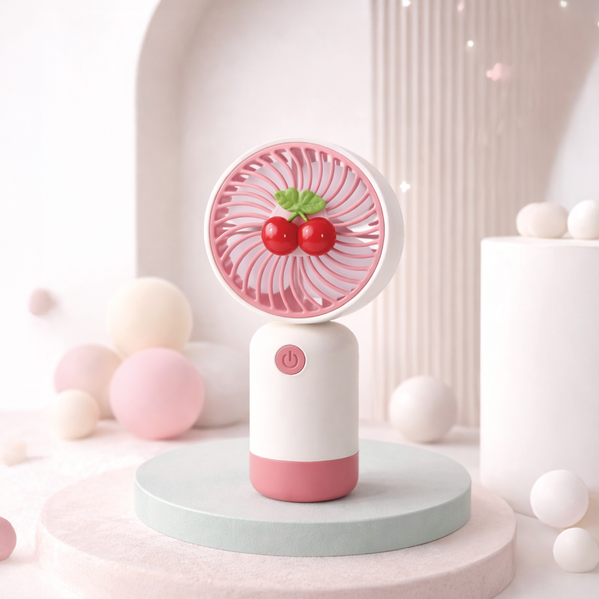 Portable Cherry Mini Handheld Fan