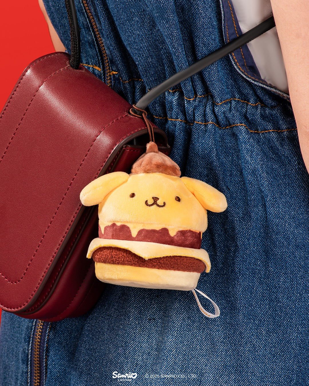 Sanrio Characters Burger Series Plush Toy Charm Blind Box