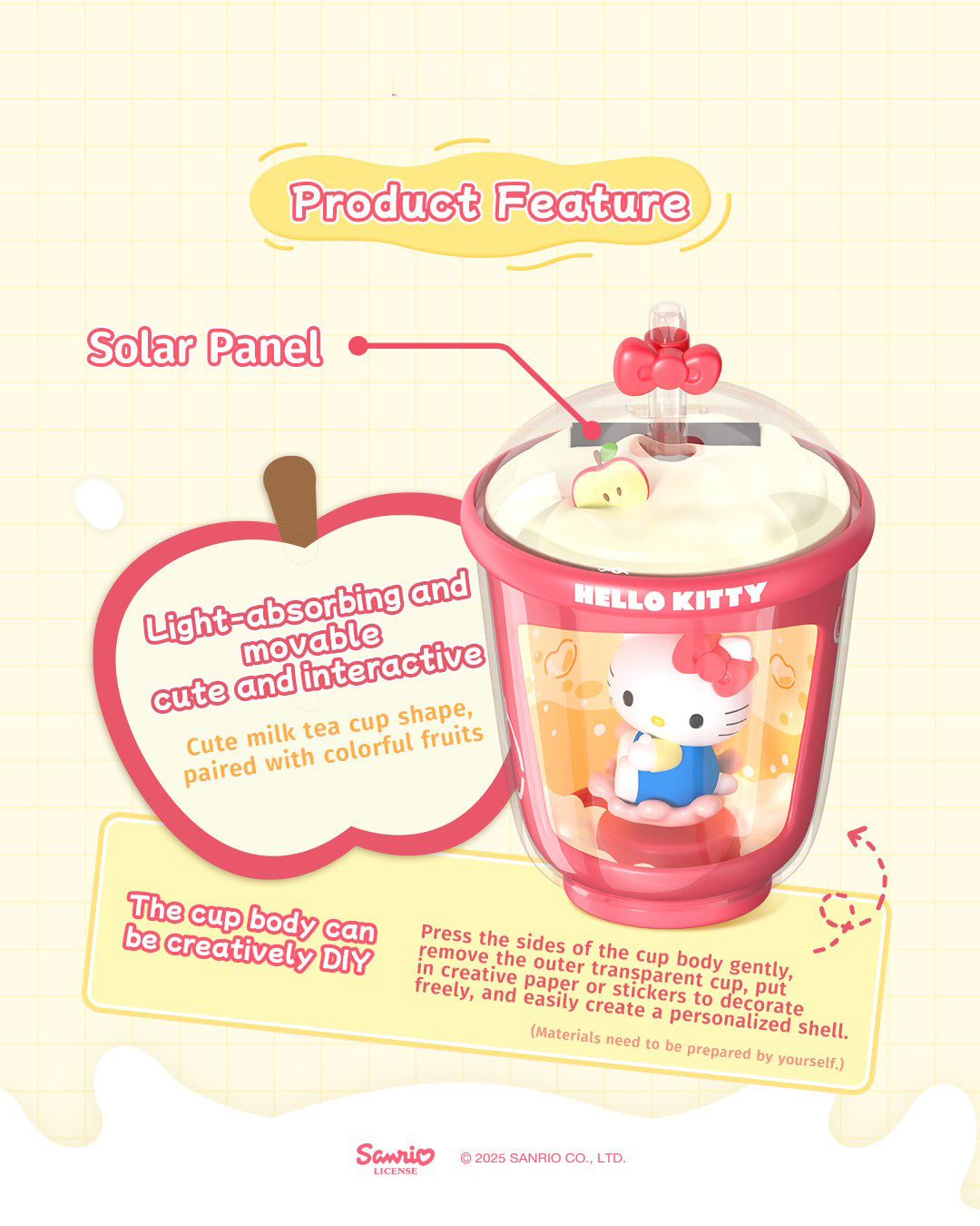 Sanrio Characters Milk Tea Cup Series Light-up Toy Blind Box