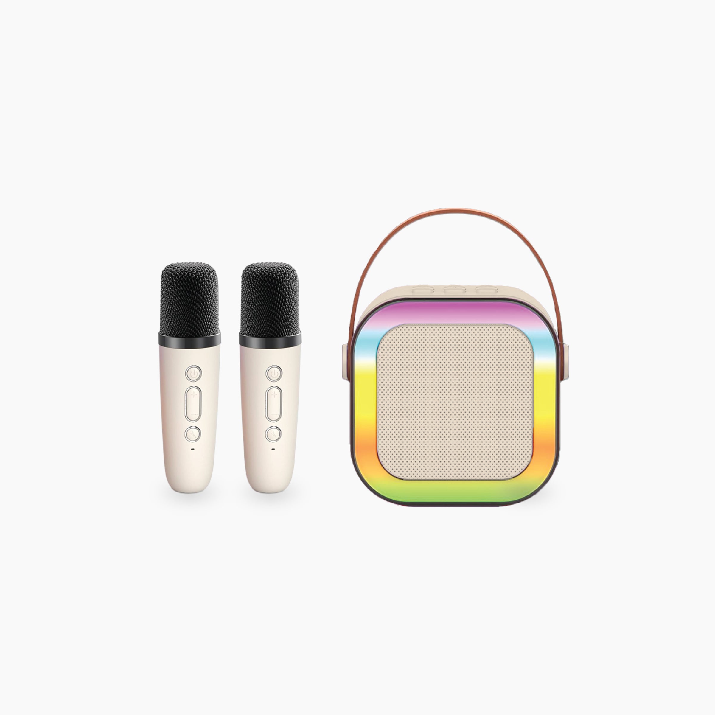 Rechargeable Karaoke Set with 2 Mics Karaoke Set