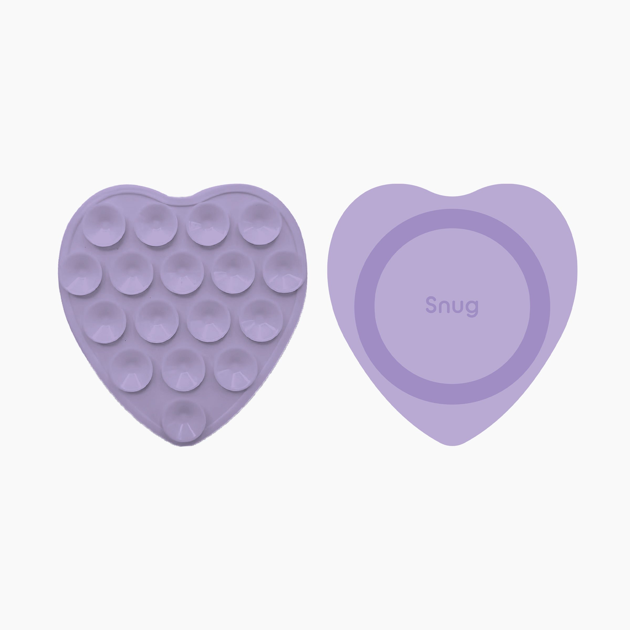 Snug Heart OctoMag Magnetic Suction Mount - Lilac Dream